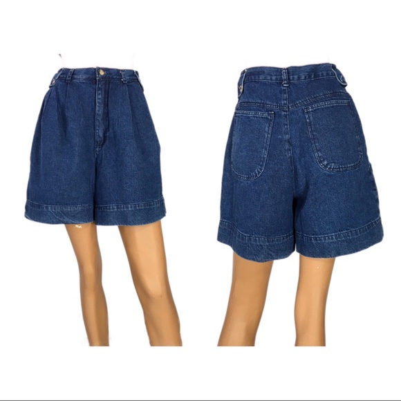 Vintage 8s Mom High Waist Jean Shorts 0 